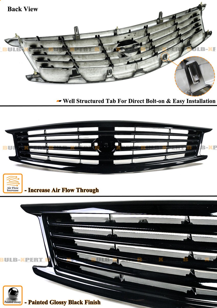 JDM Glossy Black Sport Style Front Grille For 2010-13 Infiniti G25