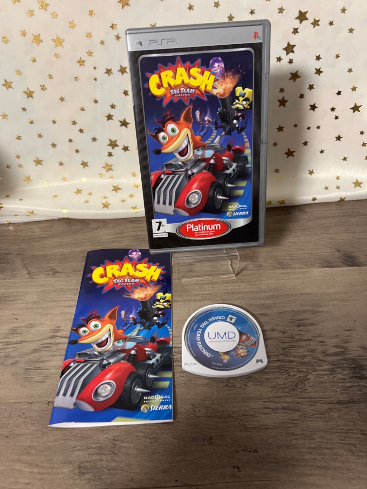 Jeu PSP - Crash Tag Team Racing - FR TBE PAL Complet
