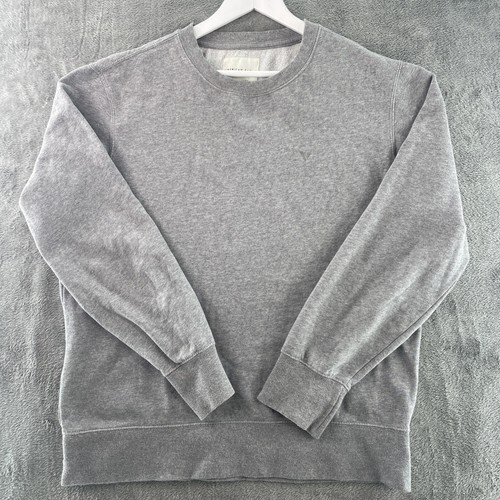 Super Soft Knit Jumper Crew Neck Top Grey Size L M&S Barely Worn - Picture 2 of 9