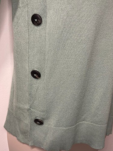 BONMARCHE Ladies Long Sleeve Jumper Green & Purple Left Sizes 12-18 Brand New - Picture 6 of 16