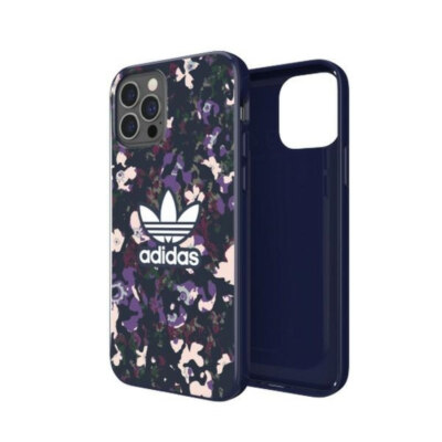 Adidas GRAPHIC Silicone Case für Apple iPhone 12 / 12 Pro Lila Hülle Case Cover