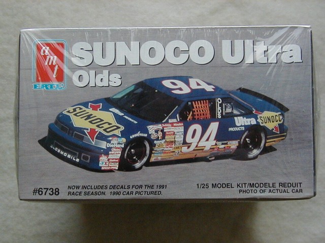 Vintage AMT ERTL Sunoco Ultra Olds 1990 Car 1991 Season Stickers 1//25 Model Kit for sale online