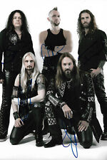 Hammerfall Band full signed 8x12 inch photo autographs Hammerfall Band full signed 8x12 inch photo autographs
