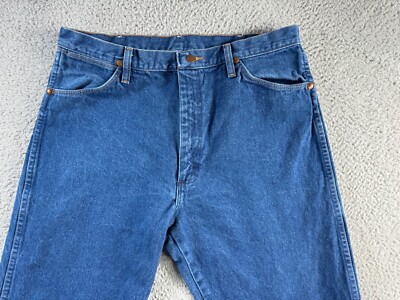 Vintage Wrangler Jeans Mens 36x36 (Fits 35x36) Blue 13MWZ