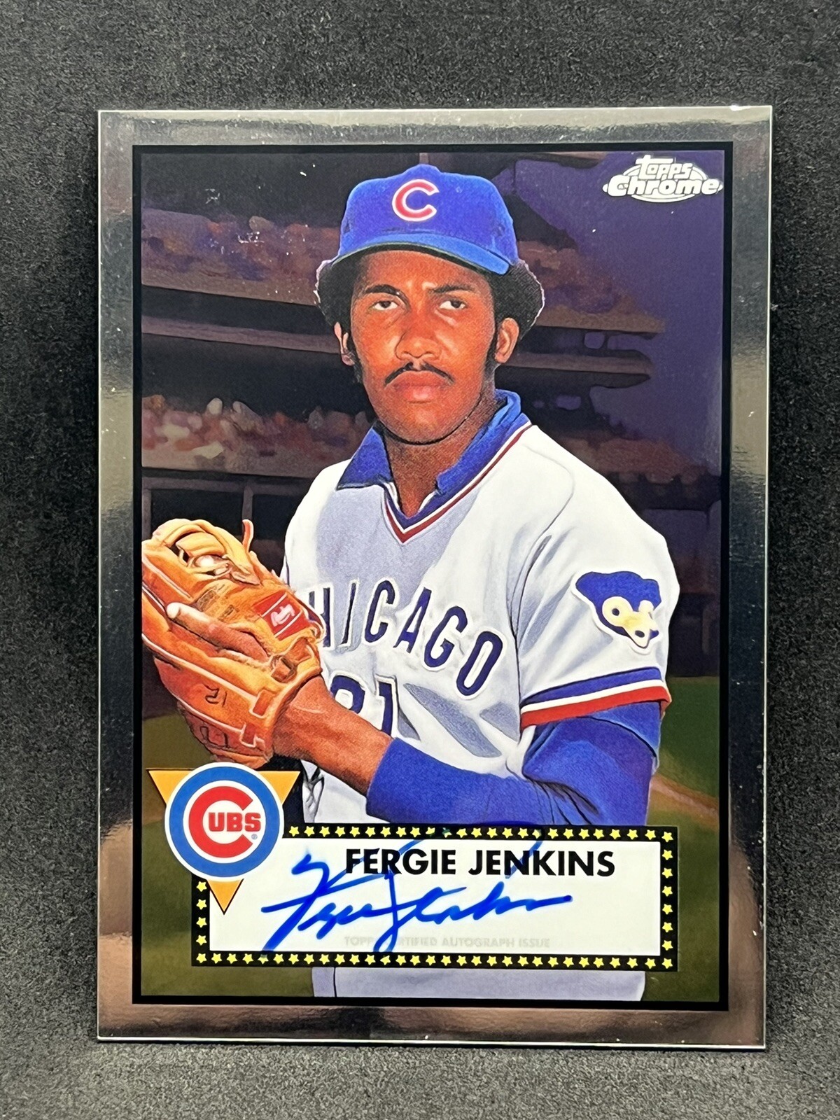 2021 Topps Chrome Platinum Anniversary Fergie Jenkins Auto #PA-FJ