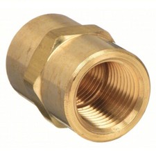 1/2" NPT Thread Female Hex Union Brass Coupling Fitting-5pcs