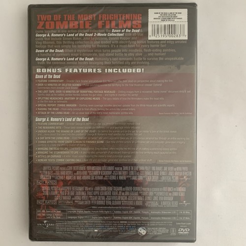 Two New DVD Movies Dawn Of The Dead & Land Of The Dead Sealed Zombie Movies - Picture 4 of 9