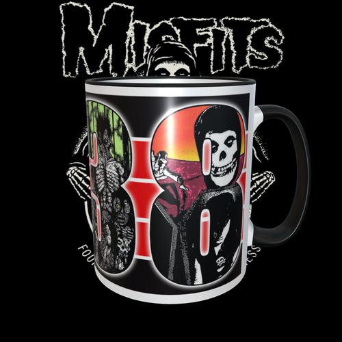 Taza de cerámica The Misfits 138 11 oz NUEVA apta para lavavajillas - Imagen 3 de 3