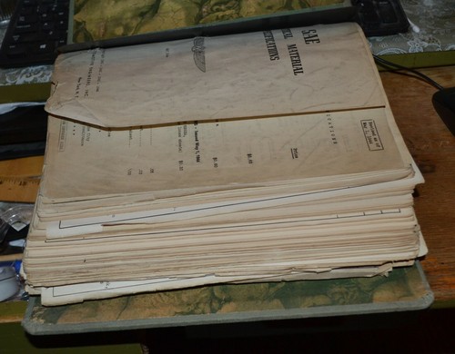 Cuaderno Ternstedt de colección 1944 Segunda Guerra Mundial SAE AMS material aeronáutico - Imagen 11 de 12
