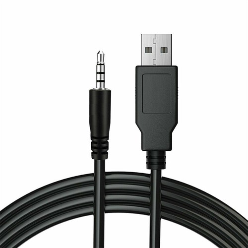 3.5mm Plug AUX Audio Jack to USB 2.0 Male Cable Adapter Cord for Car MP3 - Imagen 2 de 9