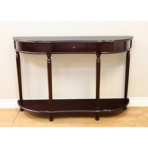 Details About Walnut Cherry Console Sofa Table Living Room Display Shelf Storage Drawer Decor Details About Walnut Cherry Console Sofa Table Living Room Display Shelf Storage Drawer Decor