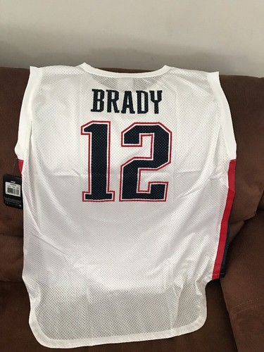 Nike Tom Brady #12 New England Patriots Tank Football Jersey NWT Size S Womens - Picture 6 of 12