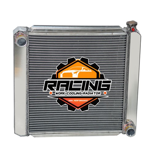 Aluminum Performance Racing Radiator Fits 19" x 20" GM Chevy Crossflow 209632 - Picture 2 of 5