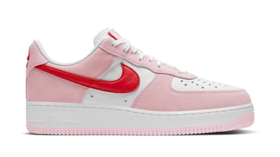 Nike Air Force 1 Low '07 QS Valentine's Day Love Letter 2021 DD3384-600 Size 9