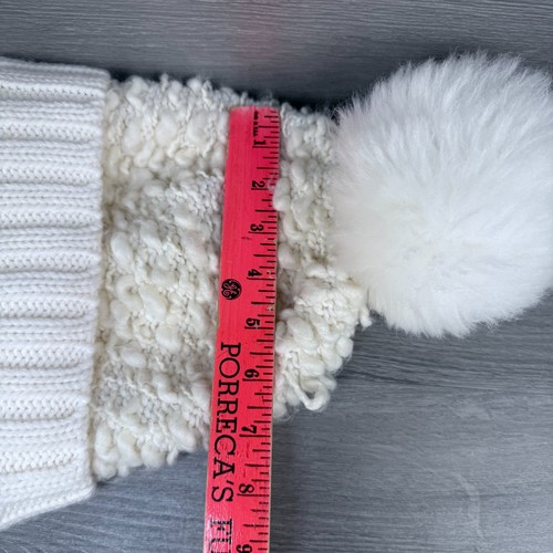 Free People Movement Big Sky Pom Beanie Onesize Women's Unisex Faux Fur - Picture 16 of 18