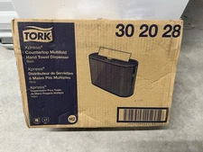 Tork 302028 Xpress 12.68 x 4.56 x 7.92 Countertop Towel Dispenser - Black New