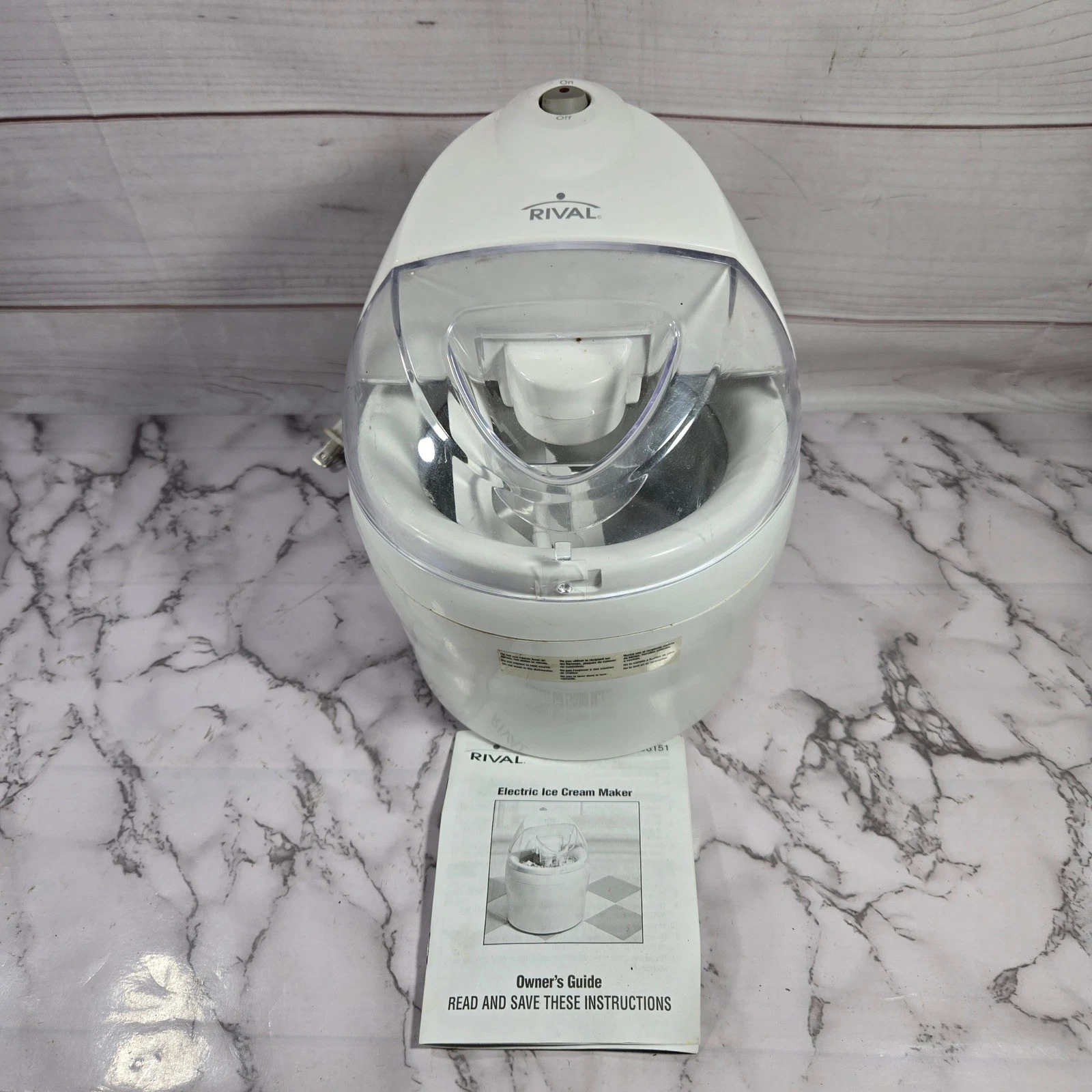 Rival Electric Ice Cream Maker GC8101 Home Dessert Appliance Tested