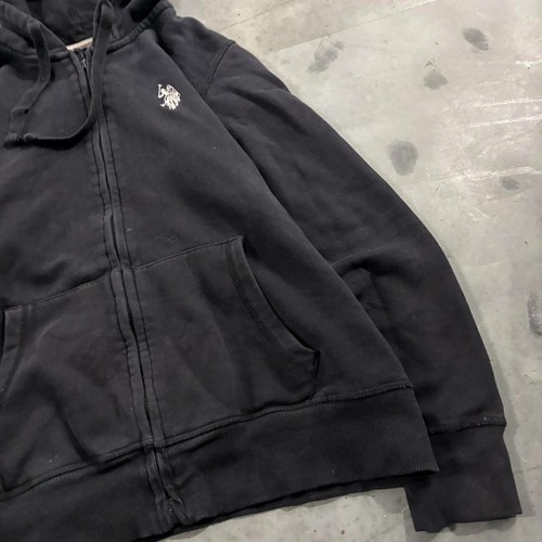 Vintage Y2K/2000s Black U.S. Polo Assn. Streetwear Hoodie mit Reißverschluss! Passend für S - Bild 4 von 7