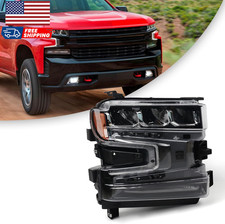 LED Headlight Assembly Compatible with Chevy Silverado 1500 2019 2020 2021 Right