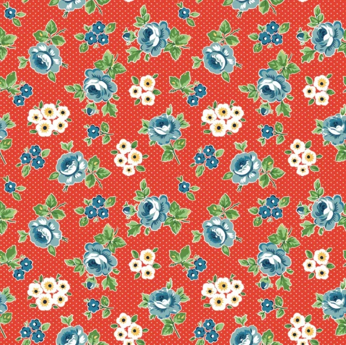 Pastel Flower Market Capa 10x10 Cuadrados por Elea Lutz Poppie Algodón 42 Piezas Foto 4 de 4