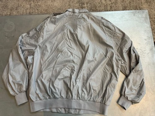 Vintage Members Only Iconic Racer Jacket Size 3XLarge Gray Lightweight Bomber - product listing photo