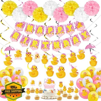 Outus Ducky Party Decorations Pink