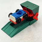 Vintage Fisher Price Little People #930 Car Lift Parking Garage Ramp W/ Car