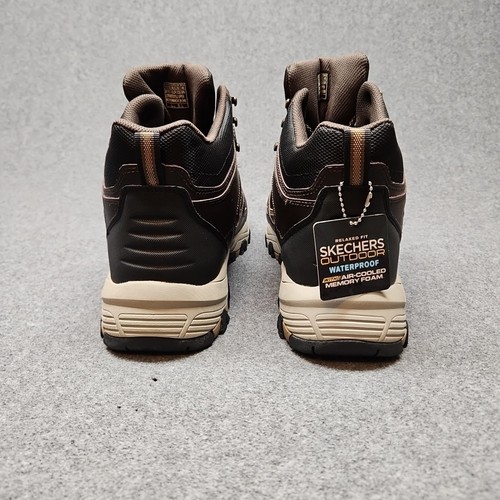 Skechers Outdoor Wanderschuhe Herren Gr. 14 braun Air Cooled Memory Foam Relax Fit - Bild 10 von 14