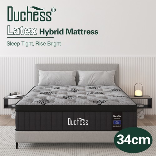 Duchess Queen Double King Single Pocket Spring Mattress EuroTop Medium Firm Foam - Picture 16 of 22