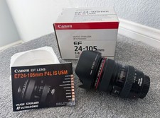 Canon EF 24-105mm f/1.4L IS USM ULTRASONIC Camera Lens w/Hood MADE IN JAPAN 