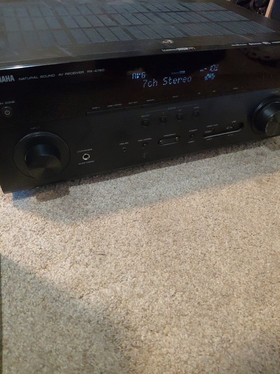Yamaha RX-A780 7.2 Channel AV Receiver - Black for sale online | eBay
