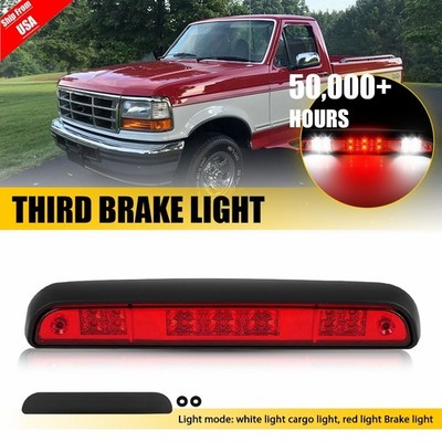 Rear Black Housing LED Third Brake Light Tail Lamp For 1994-1996 Ford F-150