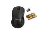 Logitech M510 Wireless Laser Mouse PC MAC with USB Receiver & Batteries Black