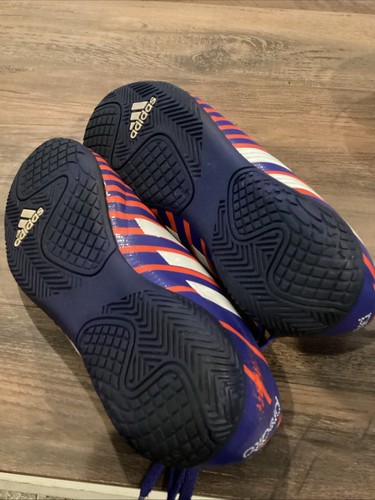 Adidas Predito Cleats Blue/Orange Stripe- Soccer-  size 4 - Picture 9 of 10