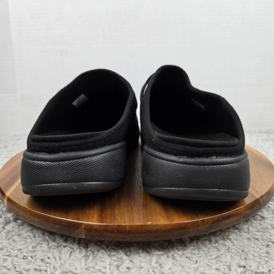 Orthofeet Mens 12EE Hudson Black Comfort Lifestyle Daily Clog Slipper 334 Wide - Image 2 of 4