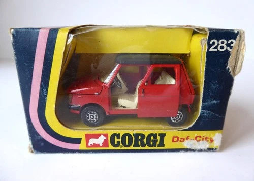 Corgi Whizzwheels #283 OSI DAF CITY CAR - 1:36 Vintage Diecast BOXED!