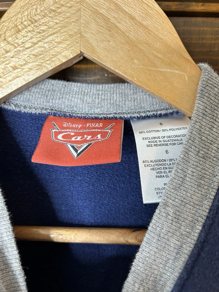 Sudadera De Colección Disney Pixar Cars Lightning McQueen Tow Mater 4T Azul Foto 3 de 4