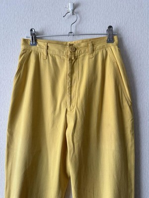 パンツ Issey Miyake 90s Stripe Yellow Pants USED ISSEY MIYAKE 90S STRIPE YELLOW PANTS ACCEPTABLE M-9846
