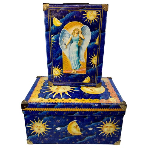 Vintage 2003 Elizabeth Lada Tri-Coastal Celestial Whimsigoth Aufbewahrungsbox Set