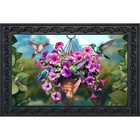 Briarwood Lane Hummingbirds and Petunias Doormat