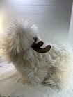 Pottery Barn: Luxe Faux Fur Dog with Antlers Shaped Pillow