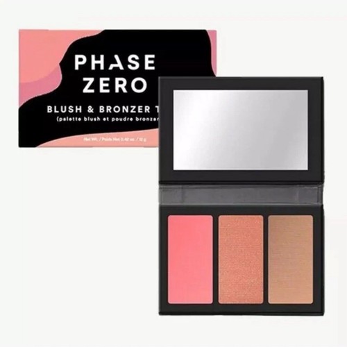 Phase Zero Makeup Blush & Bronzer Trio (MSRP:$42) 3 In 1 - Picture 1 of 4