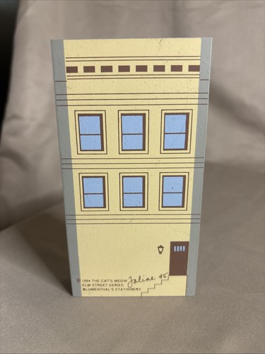 Cat's Meow 1994 - Elm Street Series: Blumenthal's Stationary - Bradford, PA - Picture 2 of 3