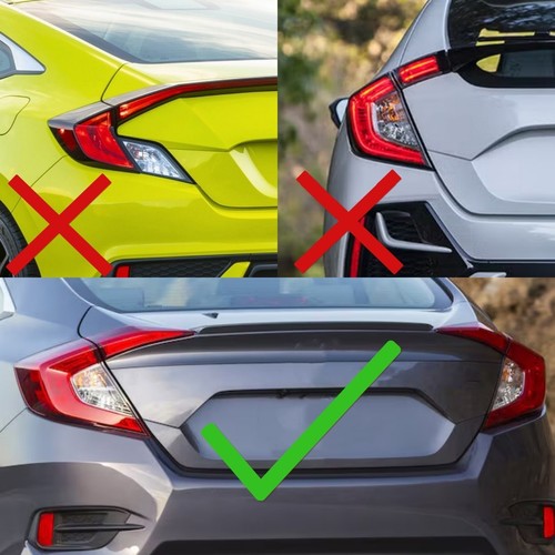 LED Tail Lights for Honda Civic 2016-2021 Sedan Sequential Rear Lamps Assembly - Picture 2 of 6