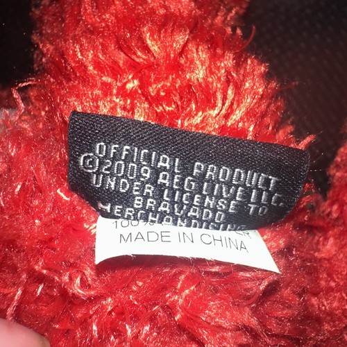 Michael Jackson THIS IS IT Tour Concert London 2009 Teddy Bear 8” Plush RED POP - Picture 4 of 9