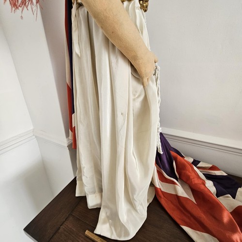 Maniquí de exhibición vintage de muñeca Norene Norah Wellings Royal Britannia de tela - Imagen 14 de 23