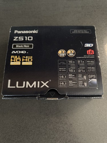 Panasonic LUMIX DMC-ZS10 14.1MP 16x Zoom Digital Camera 64x digital Zoom - Black - Picture 20 of 23