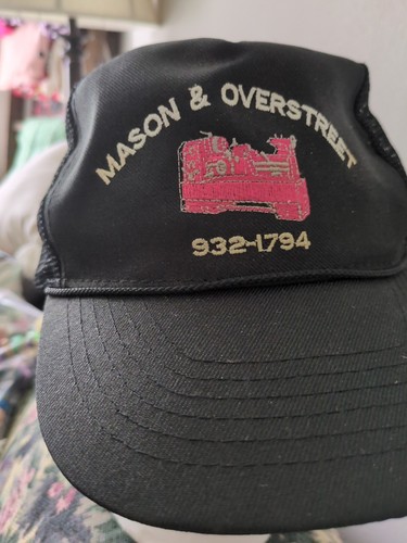 Mason & Overstreet Black Mesh SnapBack Hat Cap - Picture 4 of 9