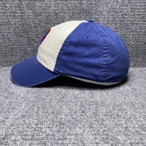 Gorra de béisbol MLB vintage de los Chicago Cubs con correa trasera azul blanco para hombre - Imagen 4 de 8