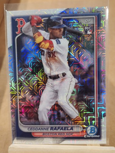 2024 Bowman Chrome Ceddanne Rafaela Mega Box Refractor Rookie RC #5